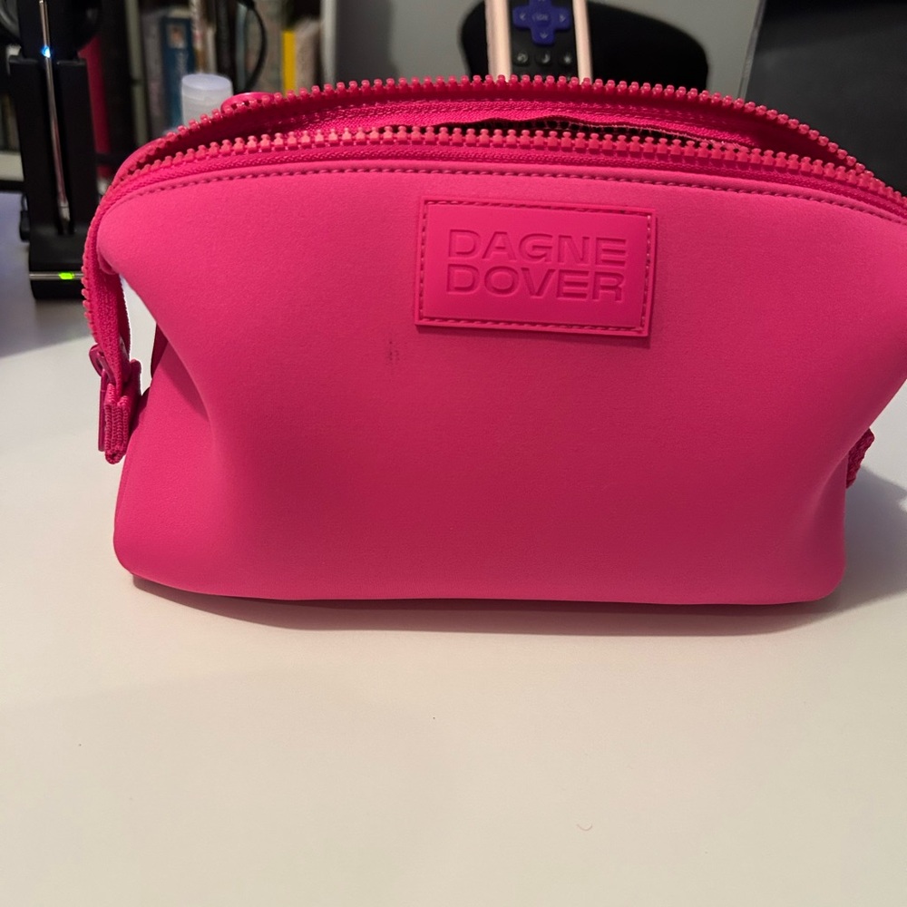 Dagne Dover hottest Pink toiletry  Bag